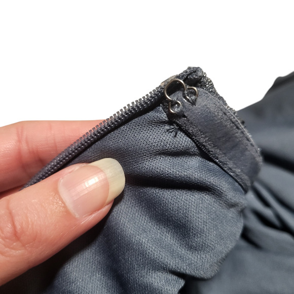 New without tags Wild Fable blue/gray sleeveless sequin jumpsuit, size medium - Picture 4 of 5